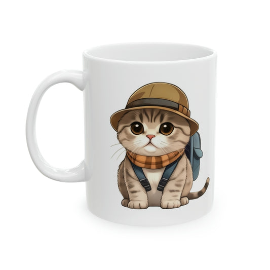 Ceramic Mug, 11oz (Cat)